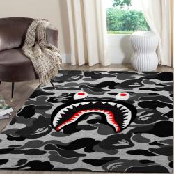 Bape Area Rug Hypebeast Carpet Luxurious Fashion Brand Logo Living Room Rugs Rug Regtangle Carpet Floor Decor Home Decor V1407
