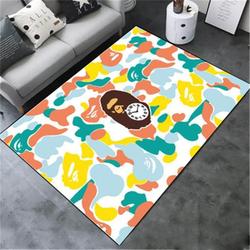 Bape Area Rug Hypebeast Carpet Luxurious Fashion Brand Logo Living Room Rugs Rug Regtangle Carpet Floor Decor Home Decor V1411