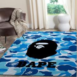 Bape Area Rug Hypebeast Fashion Brand Living Room Carpet Rug Regtangle Carpet Floor Decor Home Decor V11234