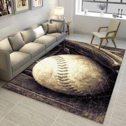Baseball Area Rugs Living Room Carpet Christmas Gift Rug Regtangle Carpet Floor Decor Home Decor V5592