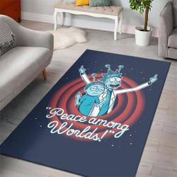 Baseball Ball And Glove On American Flag Area Rug Living Room Rug Home Decor Football Floor Decor Rcdd81F32419