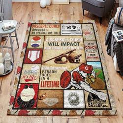 Baseball Coach Rug Rcdd81F25150 Area Rug Living Room Carpet Rug Regtangle Carpet Floor Decor Home Decor
