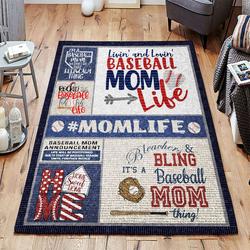 Baseball Rug Ccc19101451 Rug Living Room Area Rug Home Decor