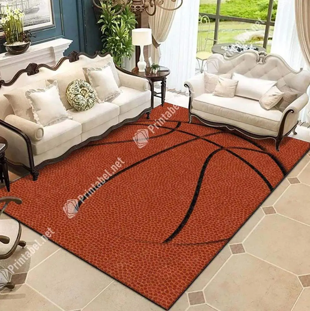 Basketball Forever Rug Rcdd81F25319 Area Rug Living Room Carpet Rug Regtangle Carpet Floor Decor Home Decor