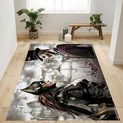 Batgirl Vs Joker Dc Comics Video Game Arkham Knight Faceoff Area Rug