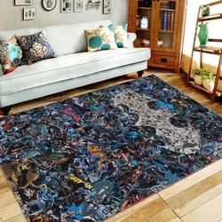 Batman Area Rugs Dc Movies Bedroom Living Room Carpet Cute Home Rug