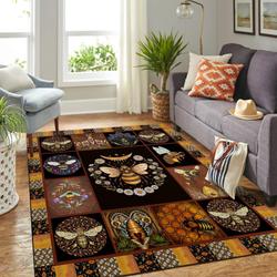 Batman Through The Ages Rug Batman Dc Gotham Illustrated Area Rug Carpet Decor Boy Room Decor