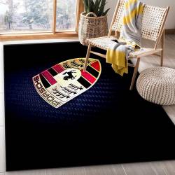 Porsche Logo Area Rug Living Room Area No2187 Rug Living Room