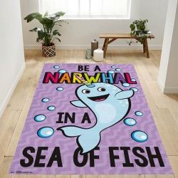 Be A Narwhal Rug Living Room Rug Home Us Decor Living Room Area Rug Home Decor