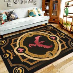 Beagle Dog Bone Pattern Print Area Rug Living Room Rug Home Decor