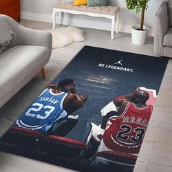 Bean Jordan Rug Professional Player Rug Basketball Legend Carpet Decor Sport Decor