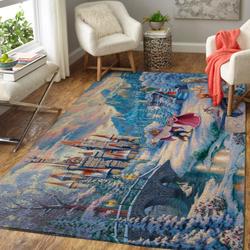Beauty And The Beast Area Rug Living Room Rug Home Decor Disney 1910291