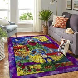 Beauty And The Beast Area Rug Living Room Rug Home Decor Disney Movie D26106