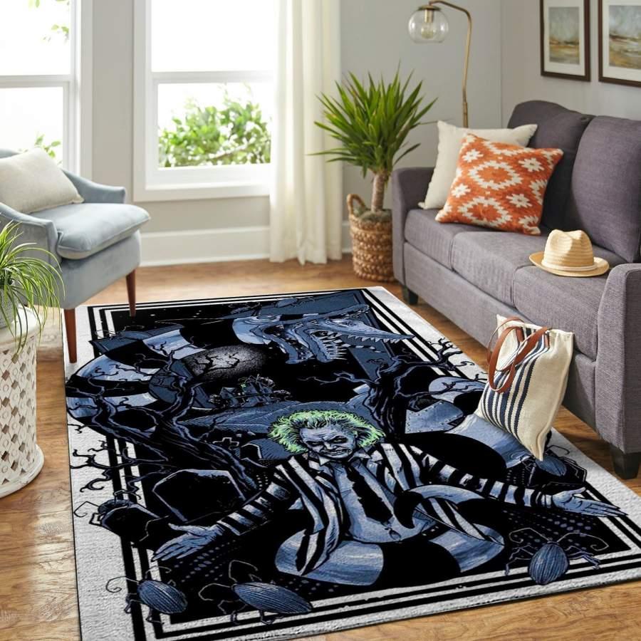 Beetlejuice Area Rug Living Room Rug Home Decor Movie Floor Decor 1909114