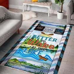Better To Wake At The Lake Dhc170916Mdr Rug Living Room Rug Home Decor