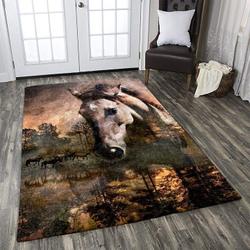 Horse 22 Dhcld0510Mt Rug Living Room Rug Home Decor