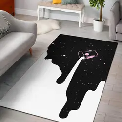 Bigfoot Pattern Print Area Rug Living Room Rug Home Decor