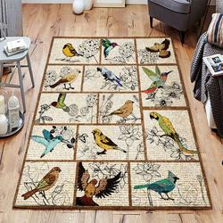 Bird Rug Ccc19101638 Rug Living Room Area Rug Home Decor