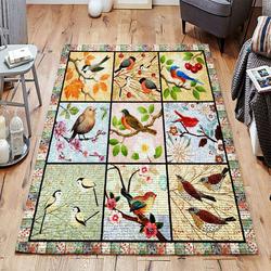 Bird Rug Ccc19102635 Rug Living Room Area Rug Home Decor