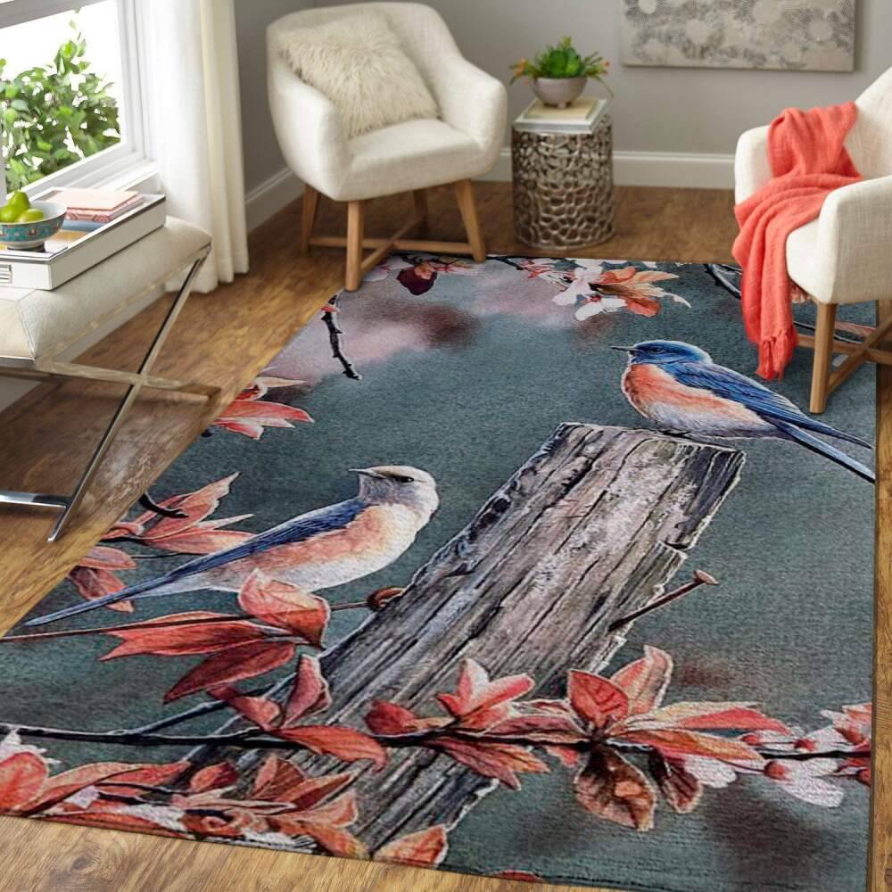 Birds Area Rug Ofd 1910167 Area Rug Living Room Carpet Rug Regtangle Carpet Floor Decor Home Decor