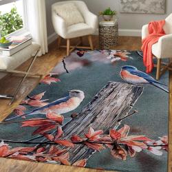 Birds Area Rug Ofd 1910167 Area Rug Living Room Carpet Rug Regtangle Carpet Floor Decor Home Decor
