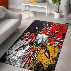 Bison Arrow Native American Pride Area Rug Living Room Rug Home Decor