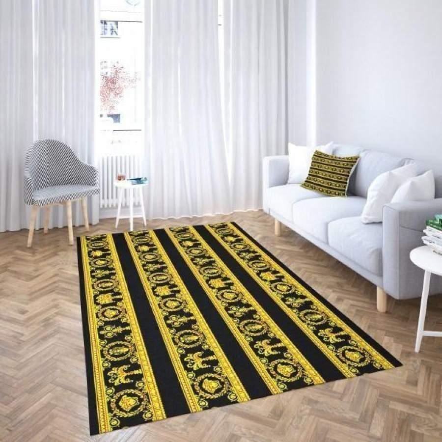 Black Bigfoot Pattern Print Area Rug Living Room Rug Home Decor