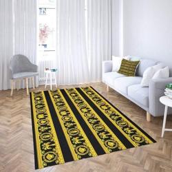 Black Bigfoot Pattern Print Area Rug Living Room Rug Home Decor