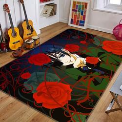 Black Butler Anime 7 Area Rug Living Room And Bed Room Rug Rug Regtangle Carpet Floor Decor Home Decor