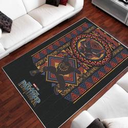 Black Panther Area Rug Living Room Rug Home Decor Home Decor Bedroom