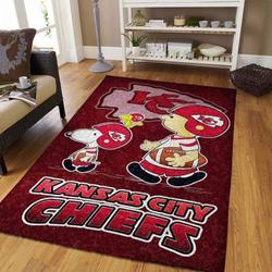 NFL Kansas City Chiefs Area Rug Living Room Rug Home Decors Living Room Carpet