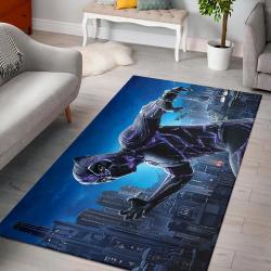 Black Panther Marvel Comics Black Panther Movie Rug Living Room Rug