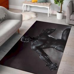 Black Panther Marvel Comics Black Panther Movie Rug Living Room Rug