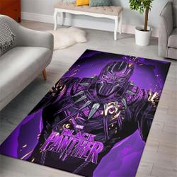 Black Panther Wakanda Marvel Superhero Movies Area Rugs Living Room Carpet