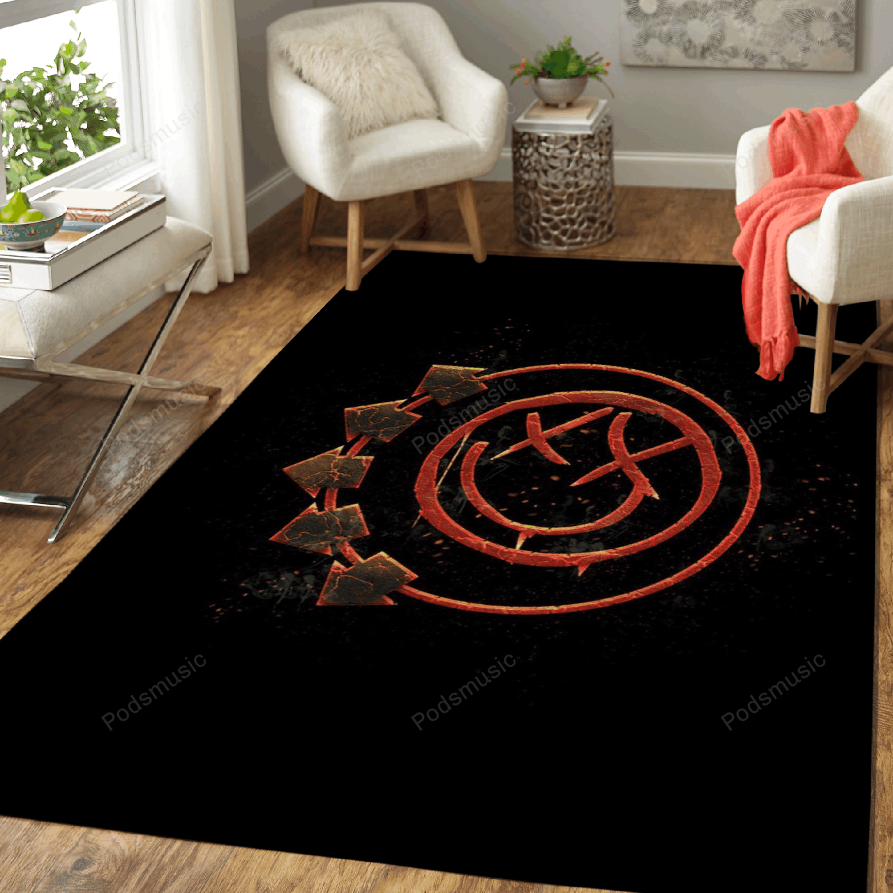 Blink 182 Music Bands Art For Fans Area Rug Living Room Carpet Rug Regtangle Carpet Floor Decor Home Decor
