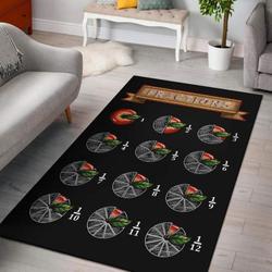 Blue Guy Area Rug Living Room Rug Home Decor Carpet