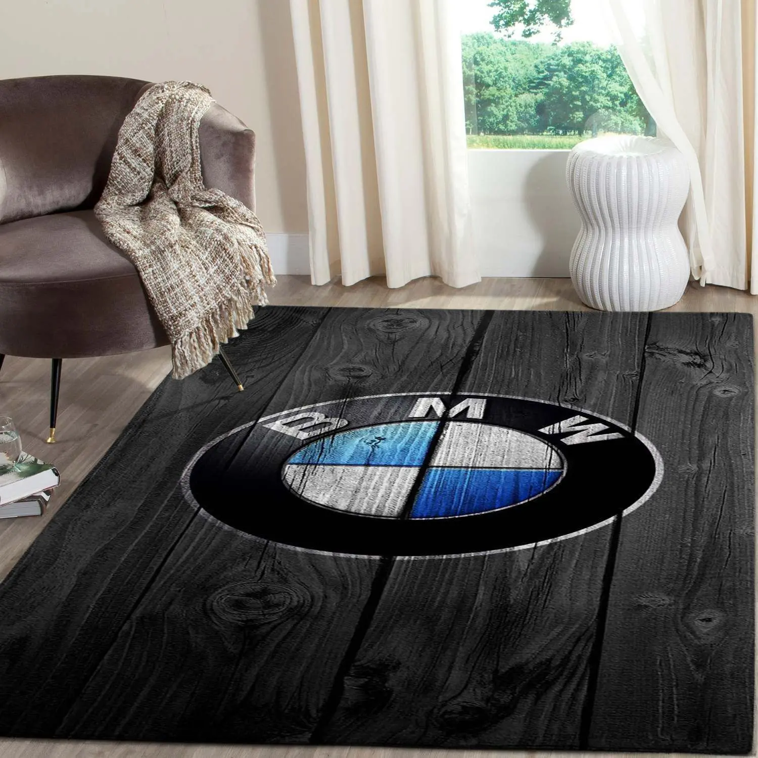 Bmw Logo Supercars Area Rugs Living Room Carpet Fn151211 Rug Regtangle