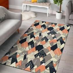 Bohemian Pattern Print Area Rug Living Room Rug Home Decor