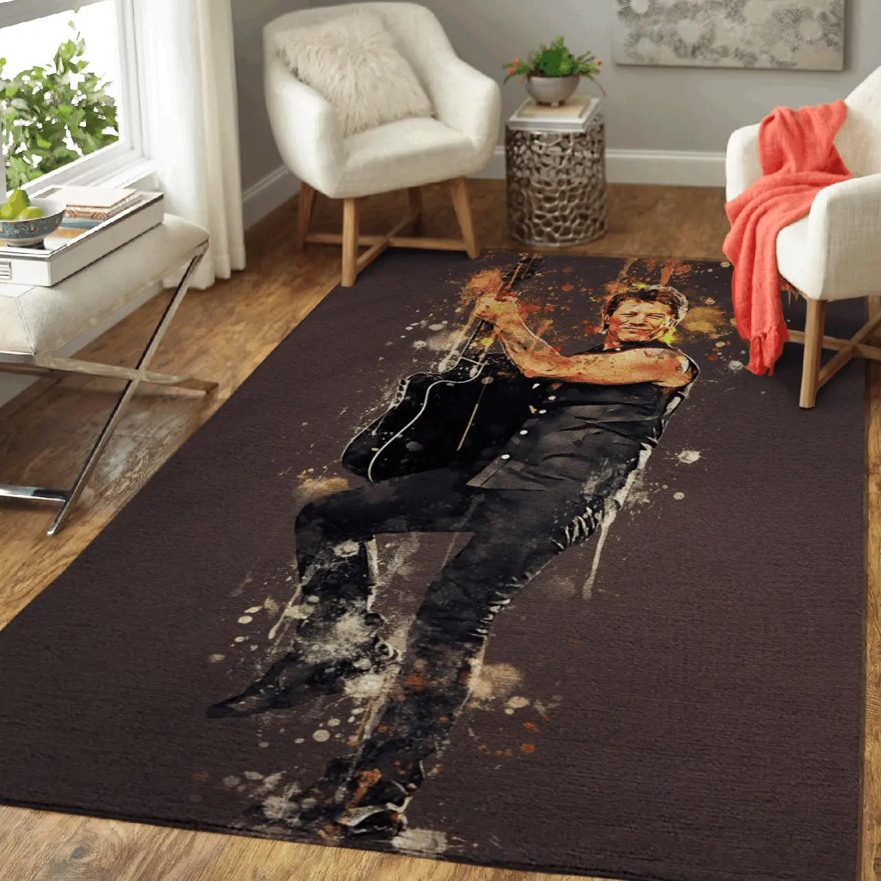 Bon Jovi Music Band Jon Bon Jovi Art Area Rug Area Rug Living Room Carpet Rug Regtangle Carpet Floor Decor Home Decor