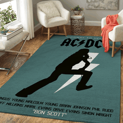 Bon Scott Artwork Music Art For Fans Area Rug Living Room Carpet Rug Regtangle Carpet Floor Decor Home Decor