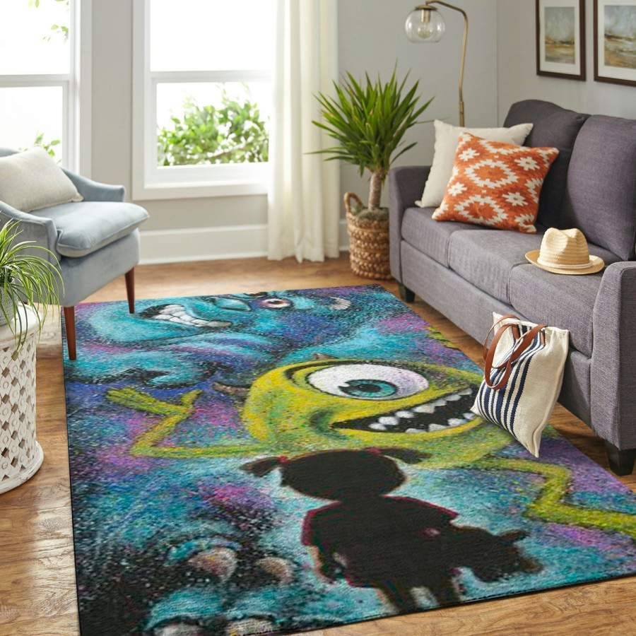 Boo And Monsters Area Rug Living Room Rug Home Decor Movie Ofd 190909