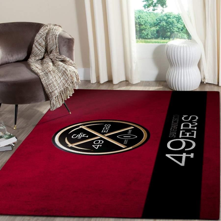 NFL San Francisco 49ers Home Decor Team Logo Carpet Rug Living Room 20022013