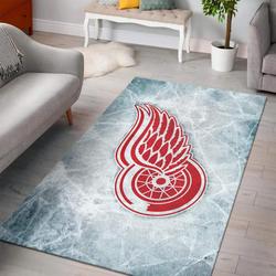 Detroit Red Wings Home Decor Nhl Ice Hockey Carpet Rug Living Room 2002202