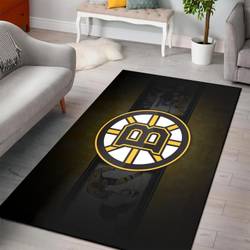 Boston Bruins Nhl Ice Hockey Carpet Living Room Rug Regtangle Carpet V4618