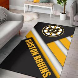 Boston Bruins Nhl Ice Hockey Carpet Living Room Rug Regtangle Carpet V4642