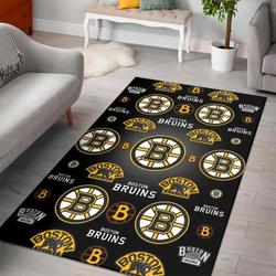 Boston Bruins Nhl Ice Hockey Carpet Living Room Rug Regtangle Carpet 200220