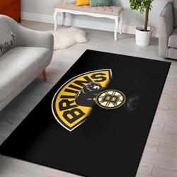 Boston Bruins Nhl Ice Hockey Carpet Living Room Rug Regtangle Carpet 2002206