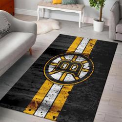 Boston Bruins Nhl Ice Hockey Carpet Living Room Rug Regtangle Carpet 2002209
