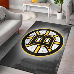 Boston Bruins Area Rugs Nhl Hockey Living Room Carpet 4 Rug Regtangle Carpet