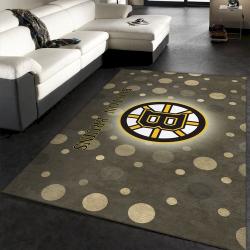 Boston Bruins Logo Nhl Fn130211 Hockey Area Rug Floor Decor The Us Dec